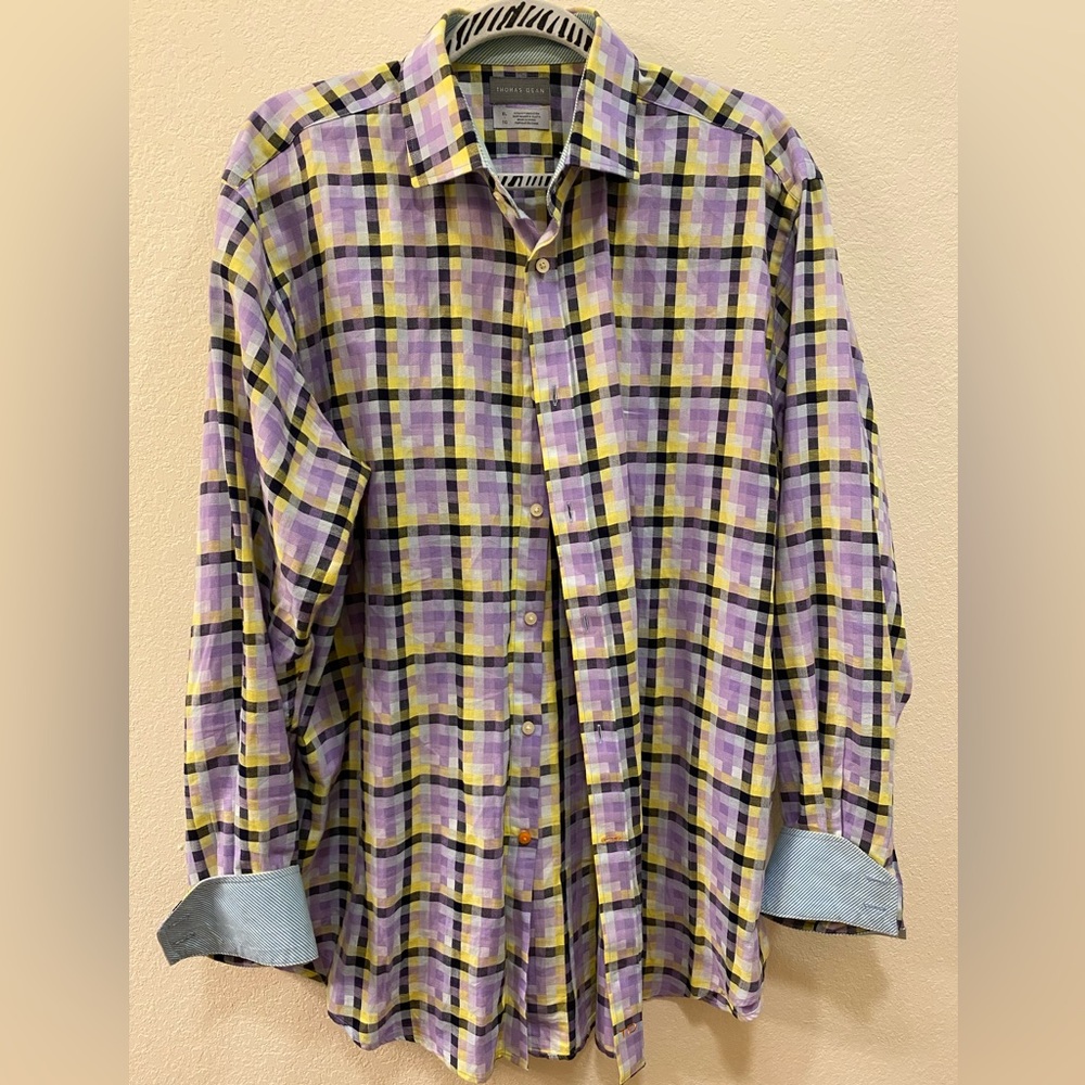 Thomas Dean Men's long sleeve shirt size XL